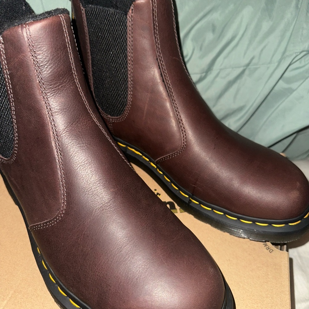 Dr. Martens Brown Leather Chelsea Boots
